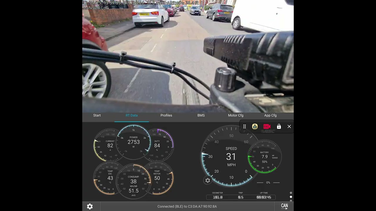 Unlocked 40mph and rapid acceleration! Flipsky 75100 pro v2 vesc tool FOC