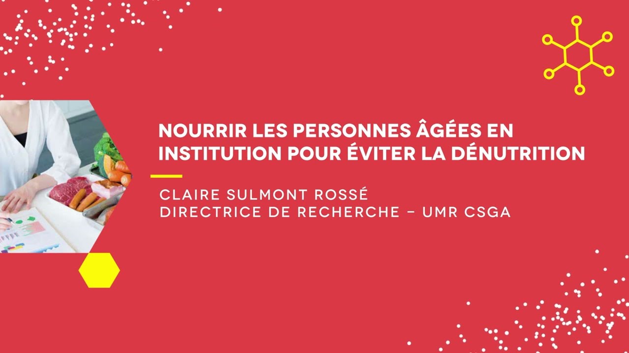 Rencontres Qualiment - 9ème Edition, Nourrir les personnes âgées pour éviter la dénutrition