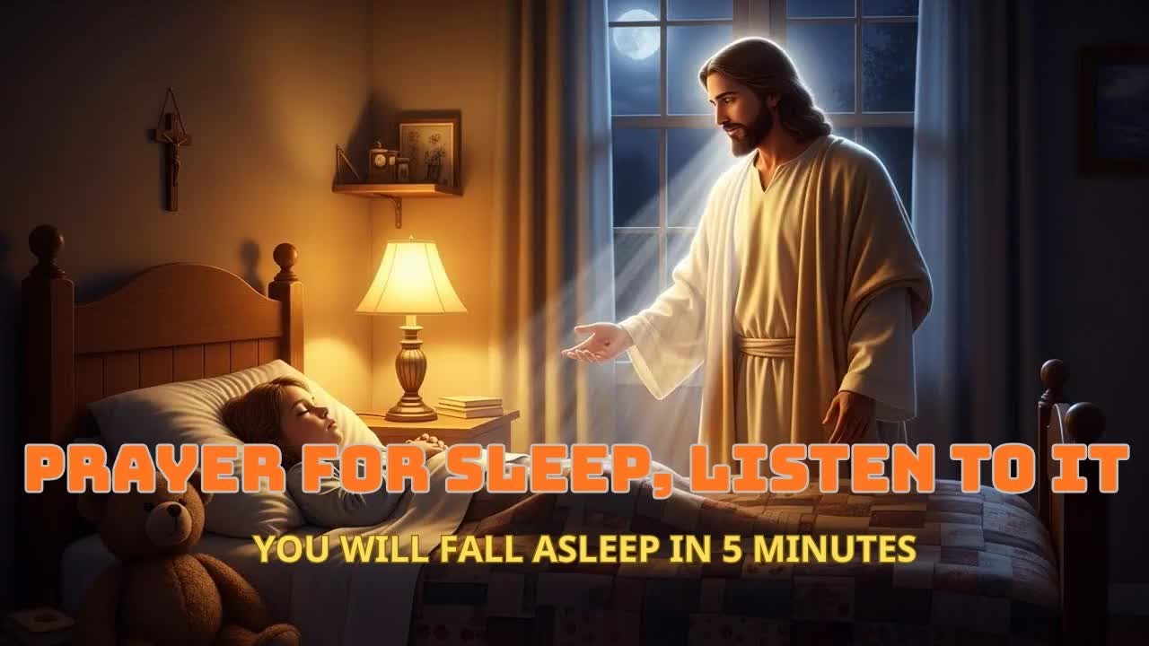 PRAYER FOR SLEEP, LISTEN TO IT YOU WILL FALL ASLEEP IN 5 MINUTES