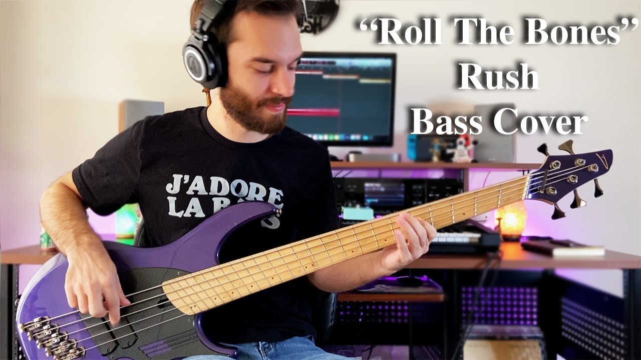 Roll The Bones // Rush // Bass Cover - In Memory of Neil Peart