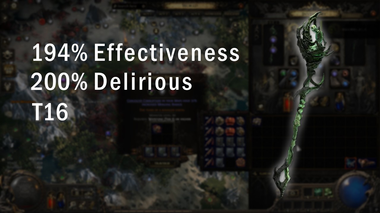 【PoE2 0.5】NO CoC his scattering calamity T16 Maps