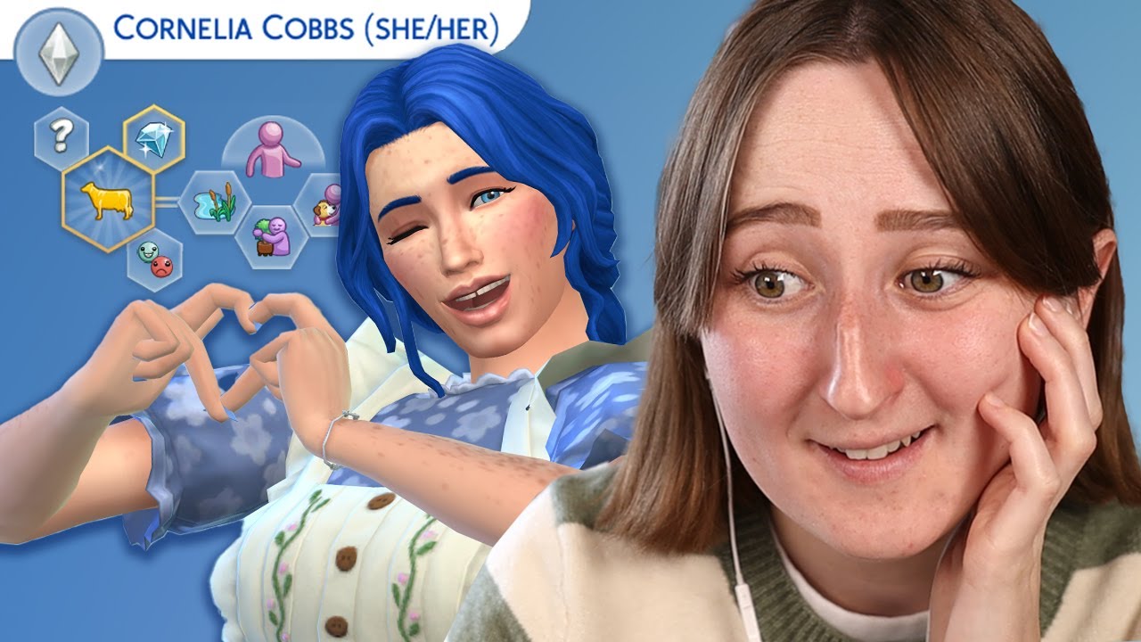 creating a cottagecore sim