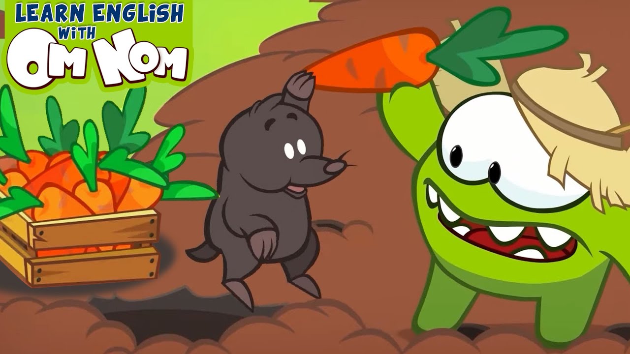 Learn With Om Nom | Om Nom Shares Carrots | Kids Learning Videos