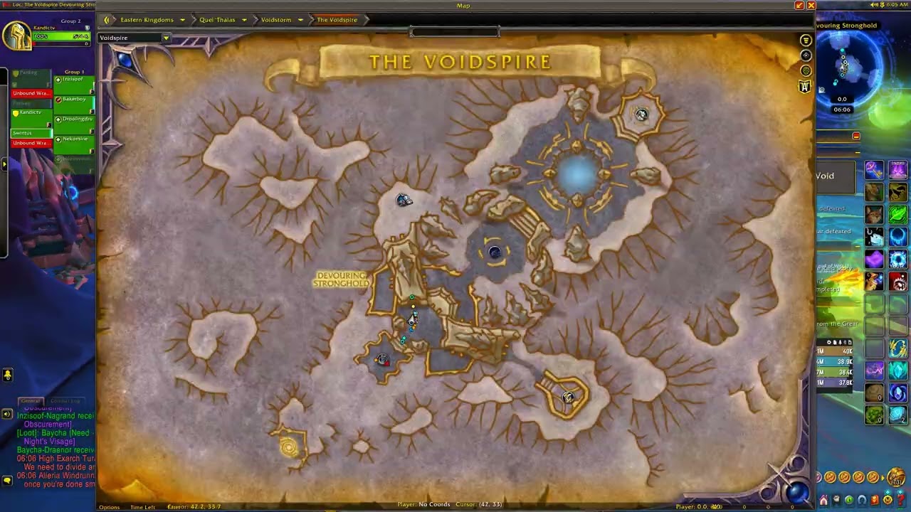 Raid Finder - The Voidspire - Tanking Bosses 1-3