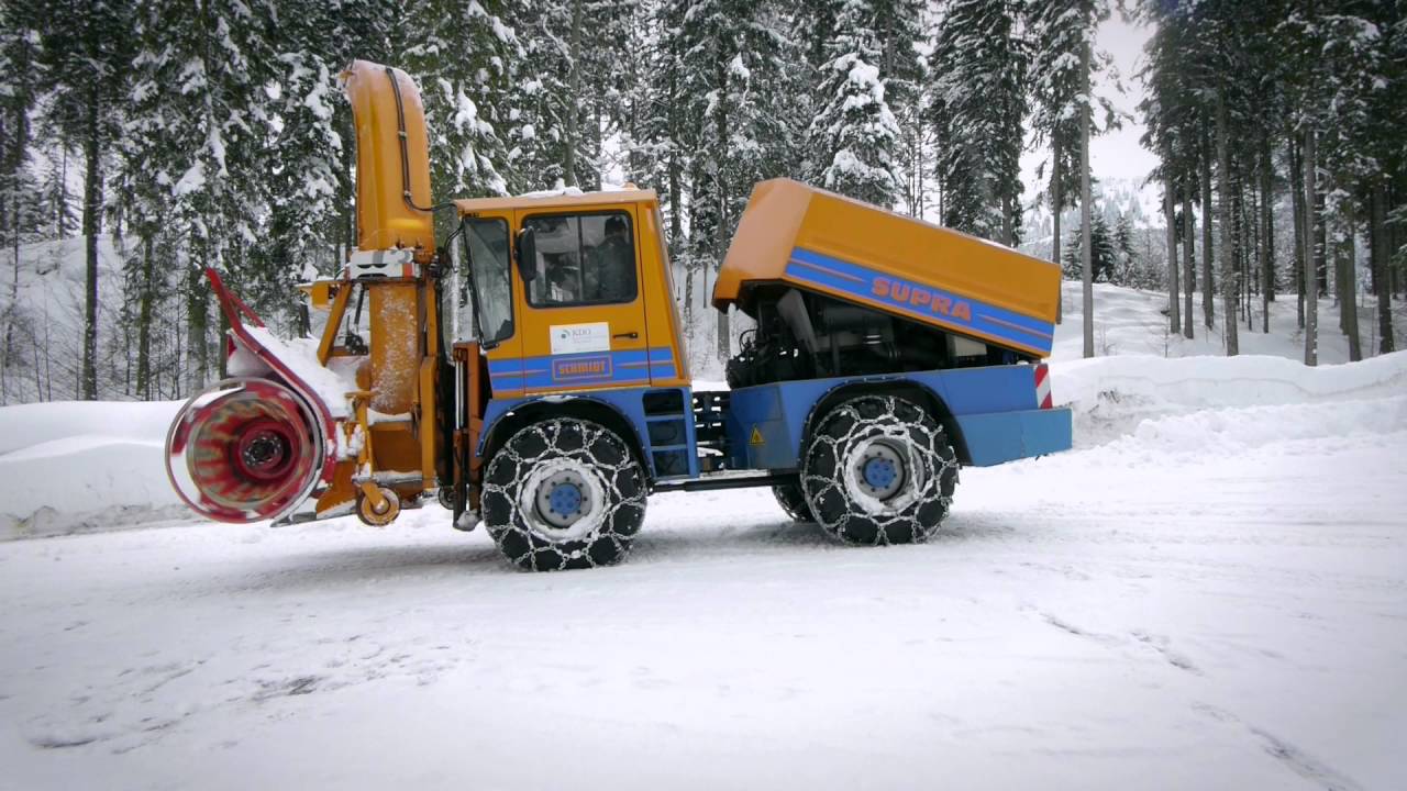 Nochmaaal - Spezialfahrzeuge - die Schneefräse