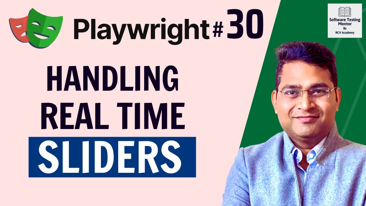 Playwright Tutorial #30 - How to Handle Realtime Slider in Playwright