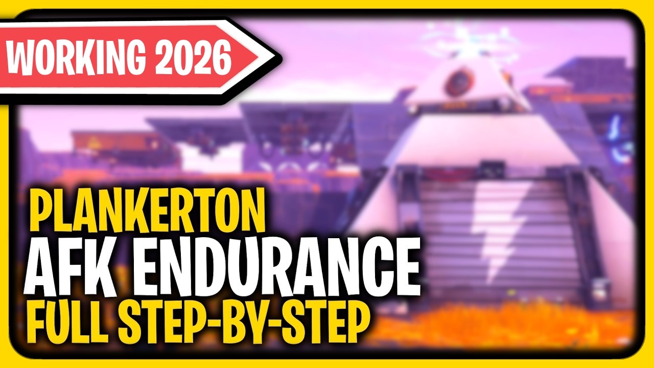 Fortnite STW Endurance AFK - Plankerton ENTIRE Build | Working 2025