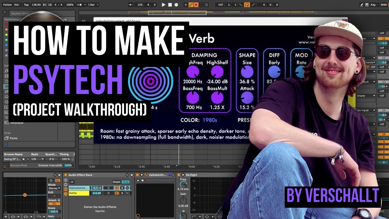 HOW TO MAKE PSYTECH 🎧🎹 By Verschallt [Project Walkthrough]