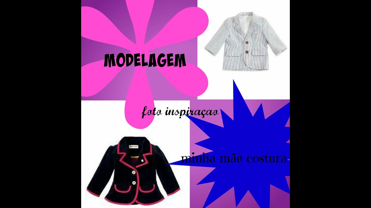 MODELAGEM DE BLAZER INFANTIL UNISSEX