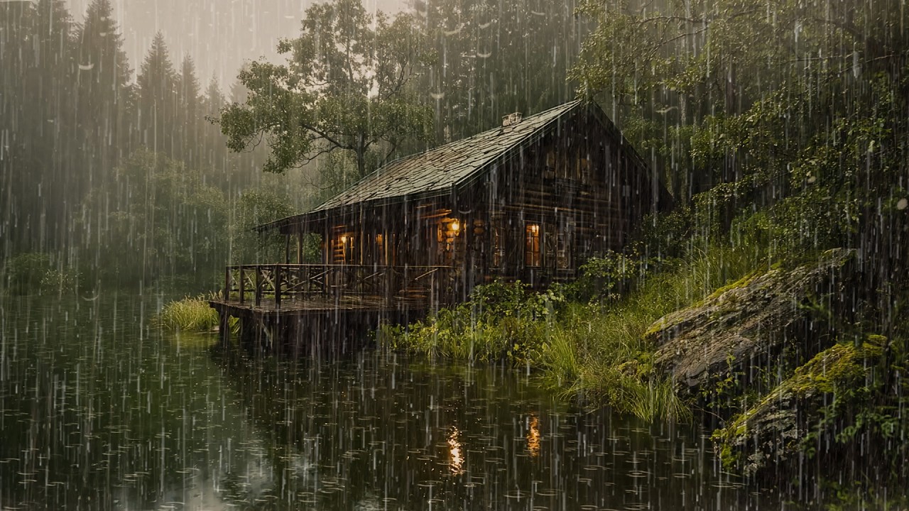 THUNDER and RAIN Sounds for Sleeping - Sleep and Relaxation - Nature Sounds