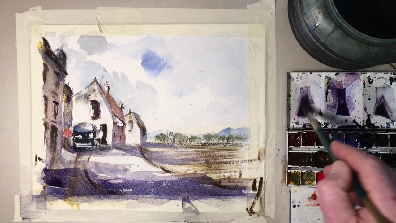 Part 4 of 4 -  Watercolour Impressionist Lesson #16: How to use Lights and Darks to your Advantage
