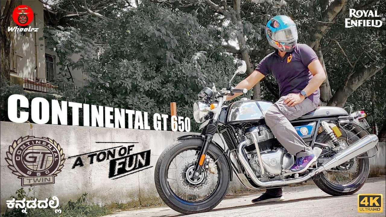 Royal Enfield Continental GT 650 Full Review in Kannada | ಕನ್ನಡ | 4K |Cafe Racer Specs explained