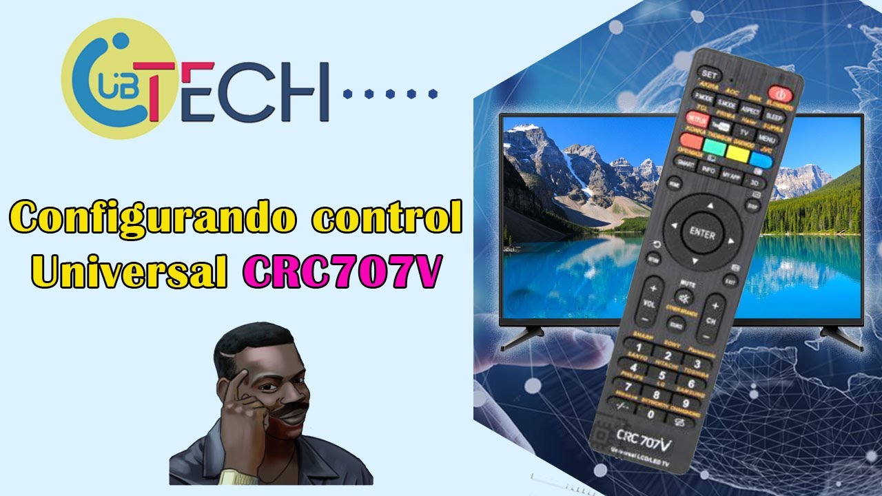 C&oacute;mo configurar control Universal CRC707V para cualquier televisor?