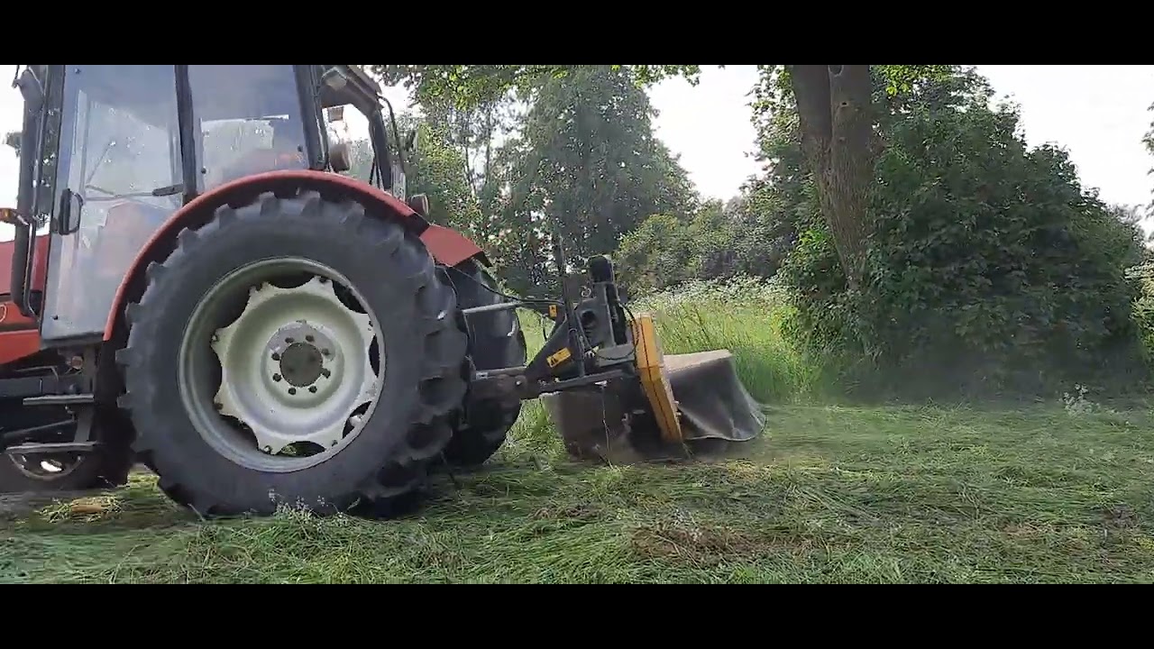 Zetor 9540 , New Holland Duradisc 280, oporowe koszenie traw , Sianokosy 2022