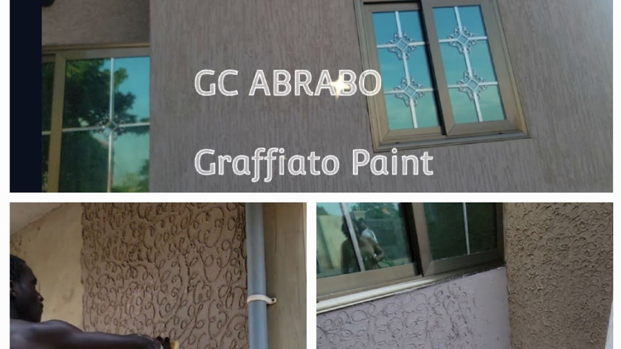 Why Graffiato Paint better than regular paint | #buildinginghana #graffiatopaint #gcabrabo