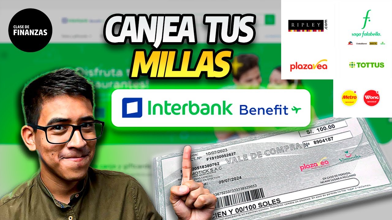 C&oacute;mo CANJEAR mis MILLAS BENEFIT INTERBANK | 2024