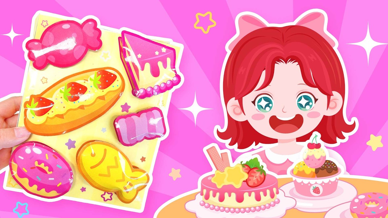 【Sisi&lsquo;s Quiet Book】Sisi's Sweet Adventure!丨quitebook丨Handmade丨Princess Dress-Up丨DIY丨gamebook
