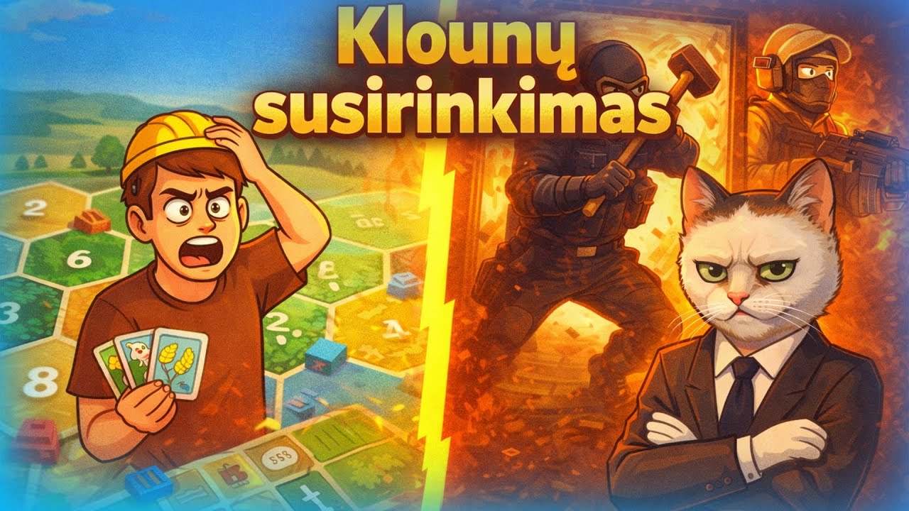 Žaidėm rimtai… beveik | Montažas