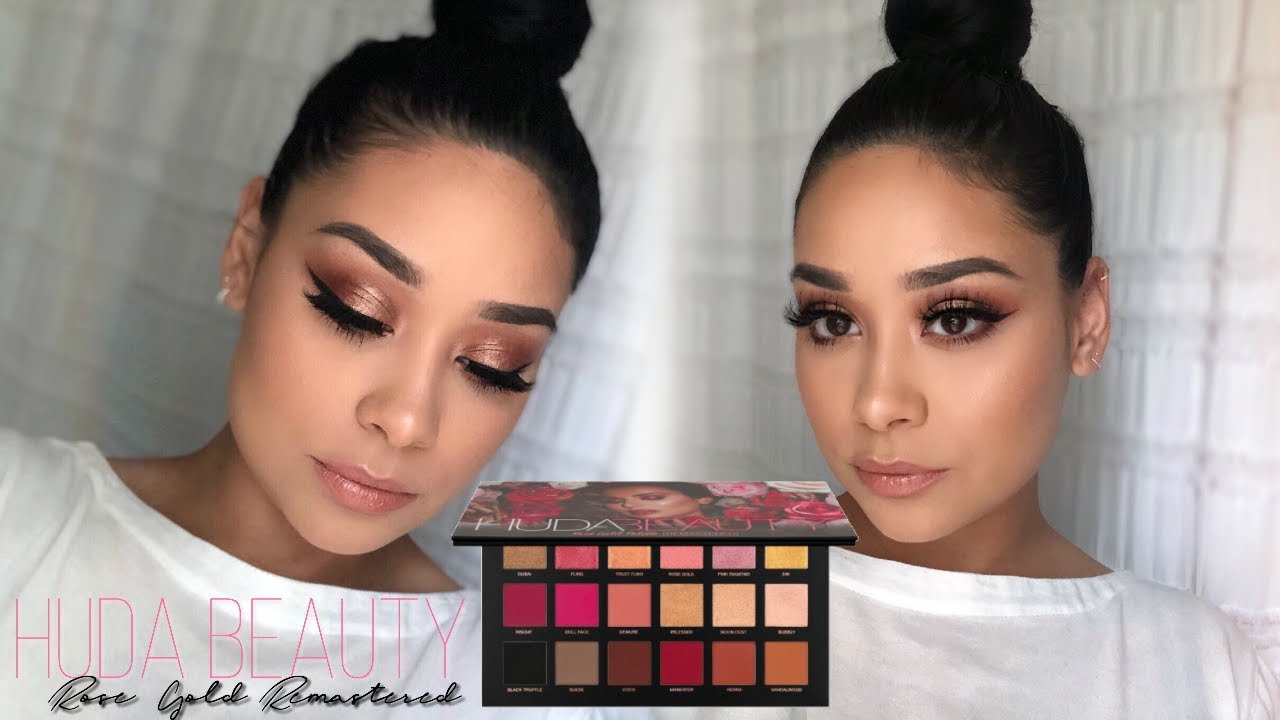 HUDA BEAUTY ROSE GOLD REMASTERED | danna selene