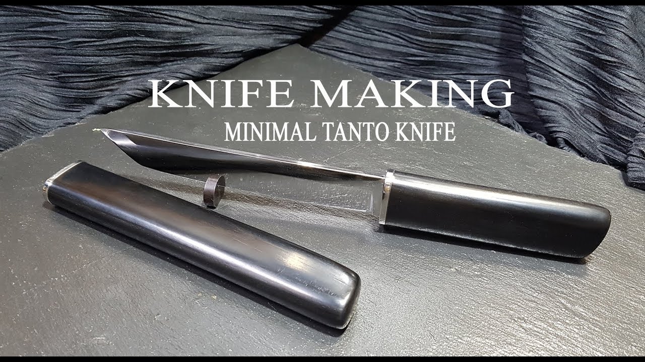 KNIFE MAKING/ MINIMAL TANTO KNIFE 수제칼 만들기#21