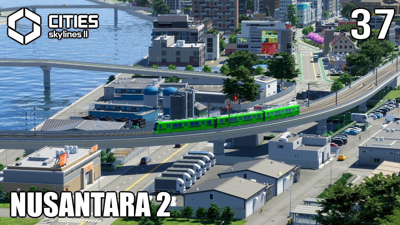 Bangun Industri Dan Redevelopment Kota Lama - Cities Skylines 2 Indonesia #37