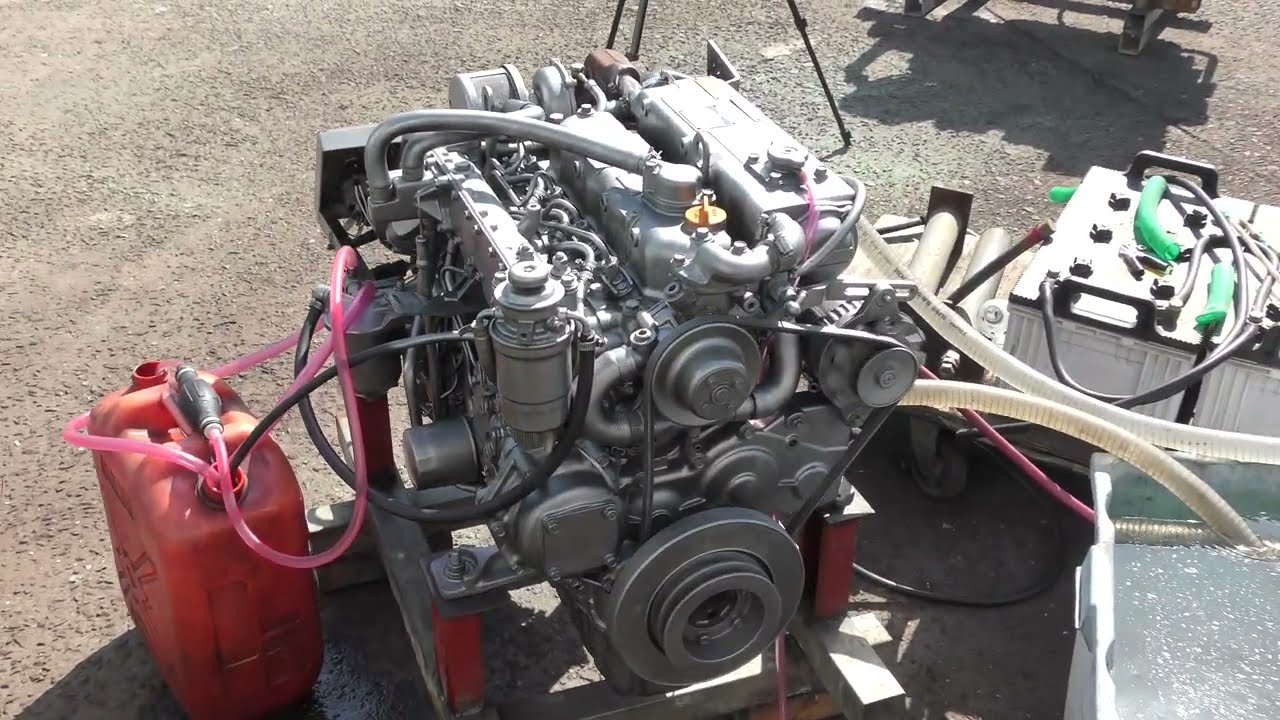 No.3567 ヤンマー 4JH3-T (3.13)68ps Yanmar 【Used Marine Diesel Engine Amakusa Marina マリンエンジン】