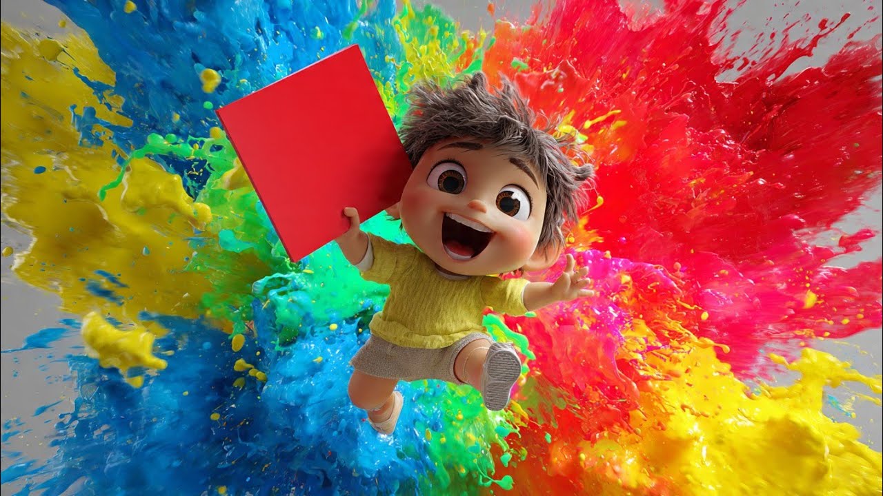 Color Song for Toddlers 👶 | Bright 3D Animation