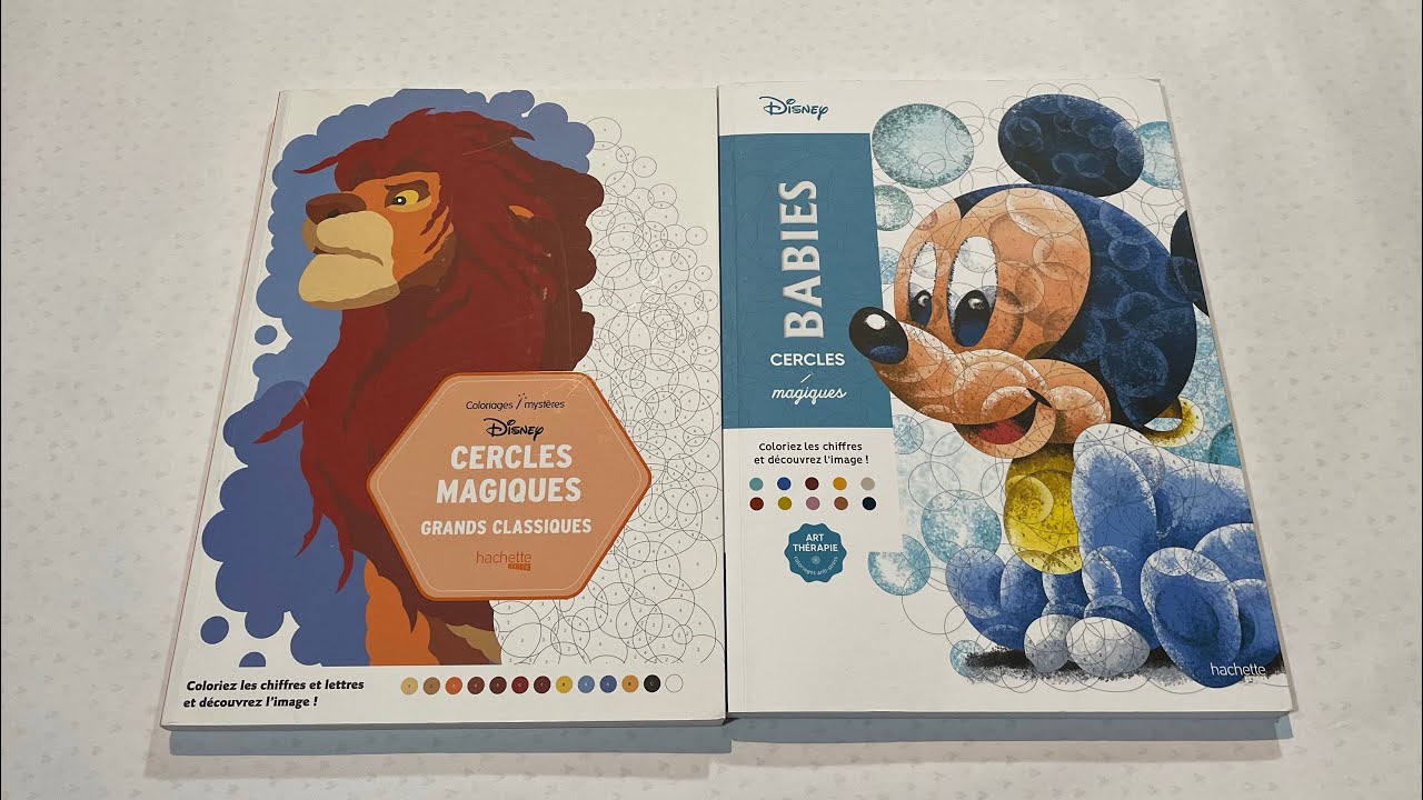 Обзор раскрасок Дисней «Cercles magiques» и «Babies» Disney