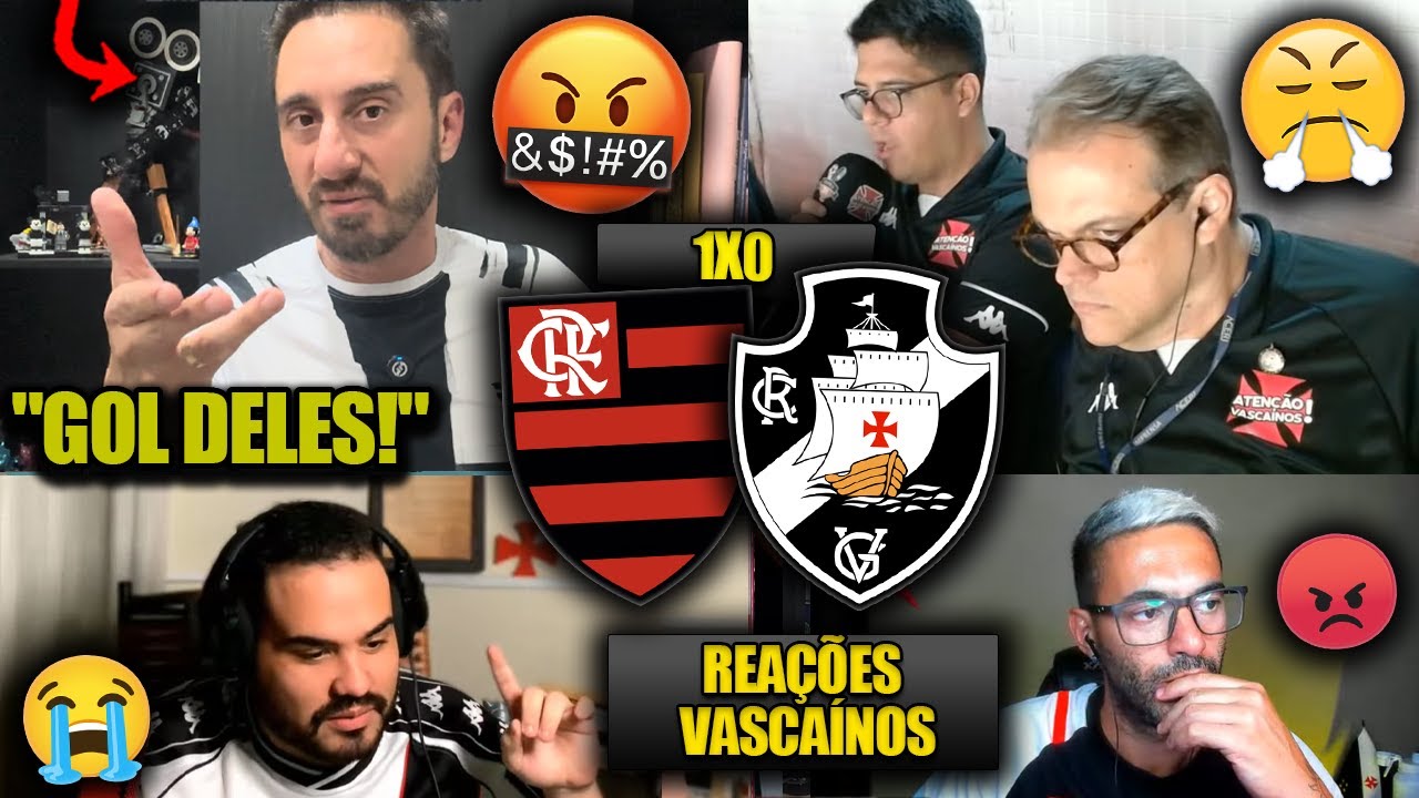 REAÇÕES dos VASCAÍNOS - FLAMENGO 1X0 VASCO - CARIOCÃO 2026 - REACT VAMOS RIR DO VASCO!