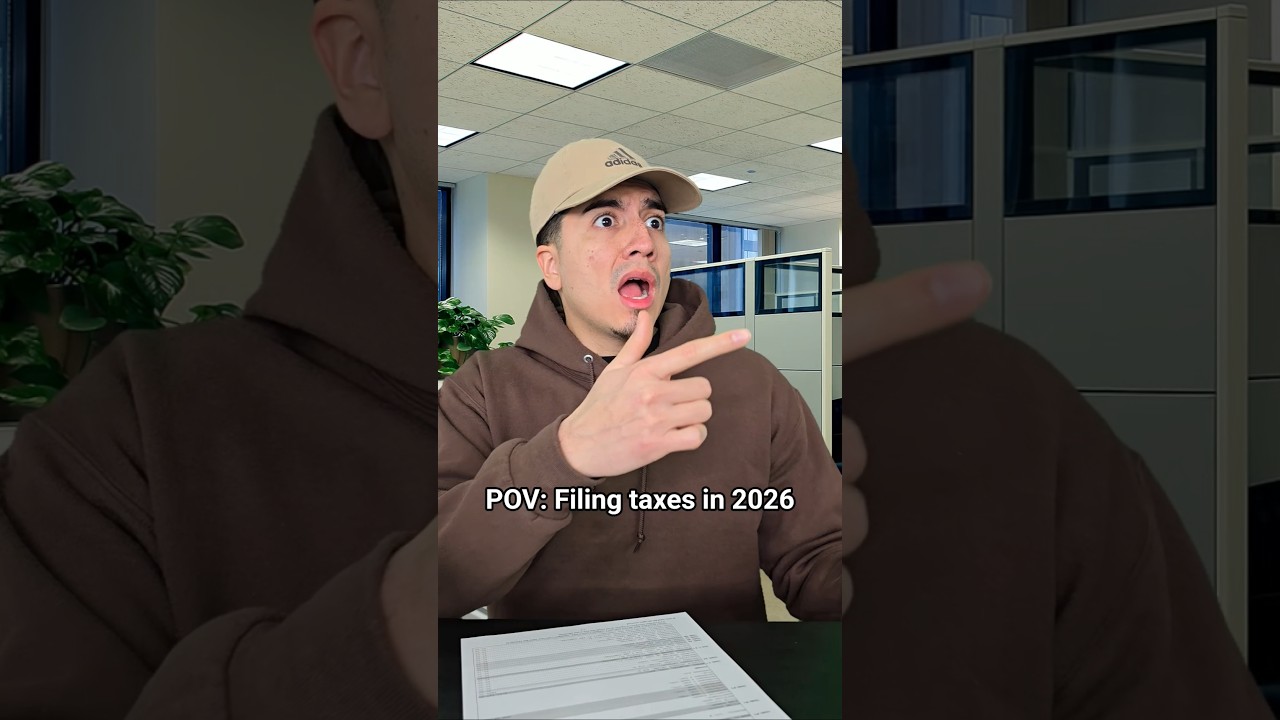POV: Filing taxes in 2026