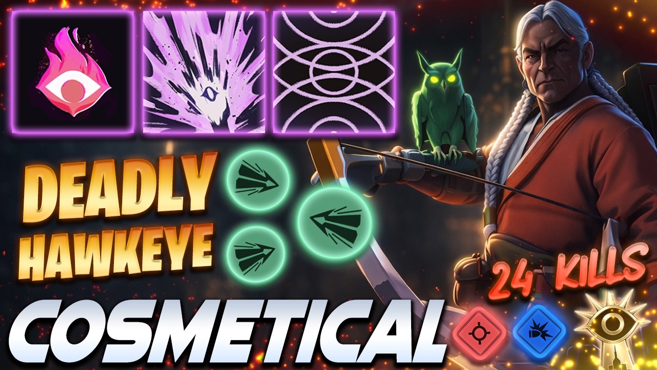 Косметический предмет Grey Talon 24 KILLS DEADLY HAWKEYE - Deadlock Pro Gameplay & Guides [Смотри...