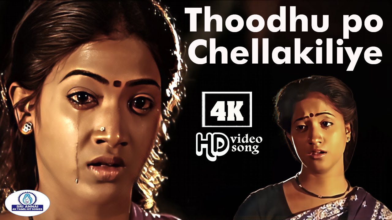 Thoodhu po Chellakiliye 4K Song |  தூது போ செல்லக்கிளியே |  S. Janaki | Love Sad Solo Female Song💔