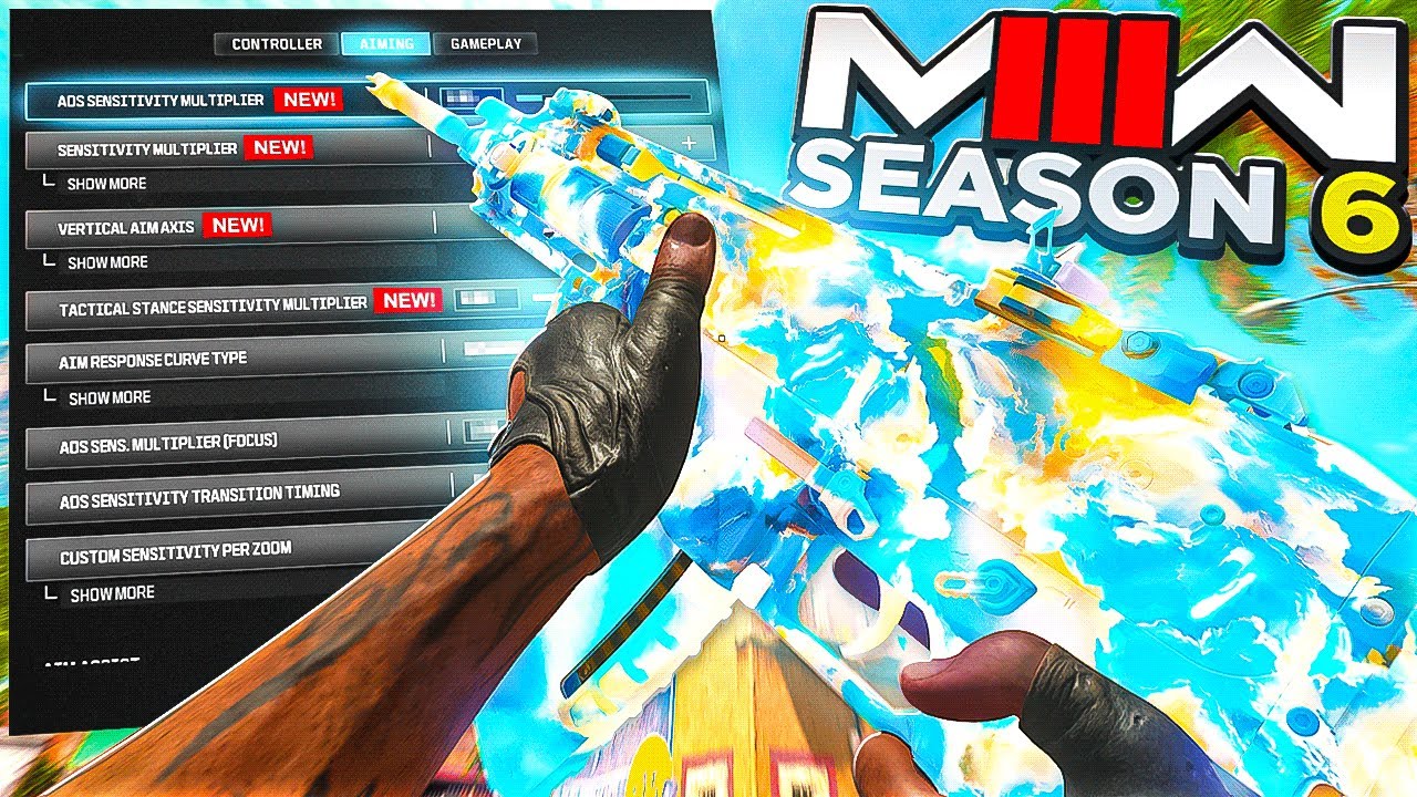*NEW* BEST CONTROLLER SETTINGS in MW3 SEASON 6! 🎮 (Modern Warfare 3 Best Settings)