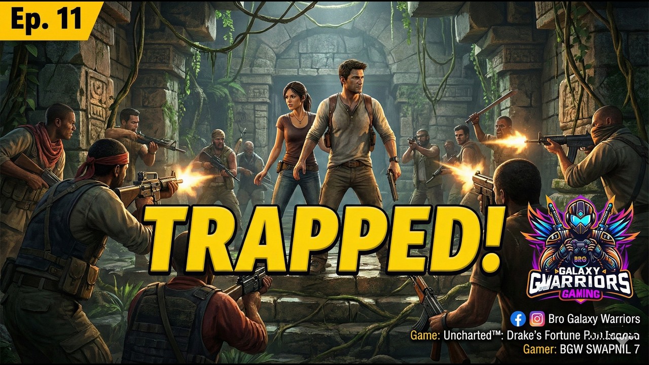 Can Nate Survive This? Trapped in Uncharted Remastered (Part 11) #uncharted1