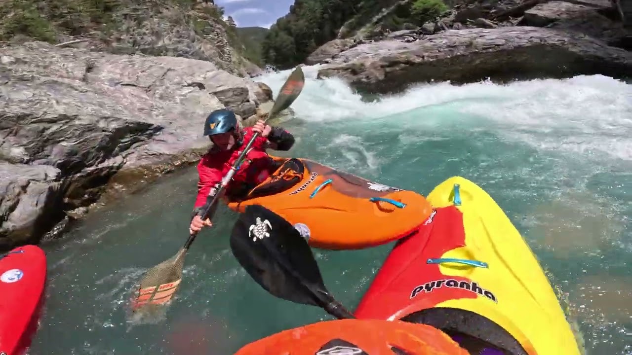 Guil Schutzengelschlucht bei 65 bis 70 cm rasant, walzig