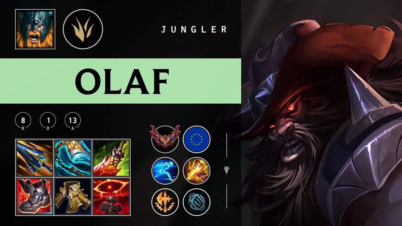 Olaf Jungle vs Jarvan IV - EUW Grandmaster Patch 25.24