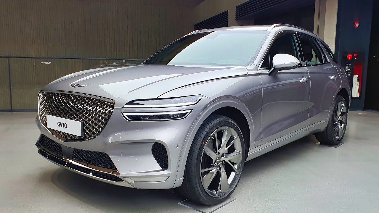 The New 2022 Genesis GV70 INTERIOR or EXTERIOR Walkaround.