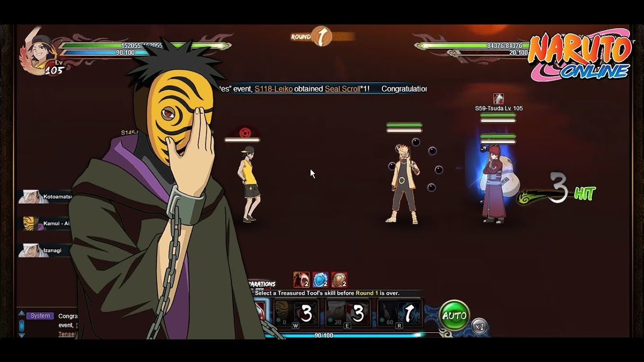 Naruto Online Sage World: Masked man