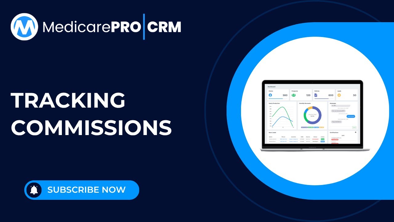 MedicarePRO|CRM - Отслеживание комиссионных выплат + графики начисления комиссионных
