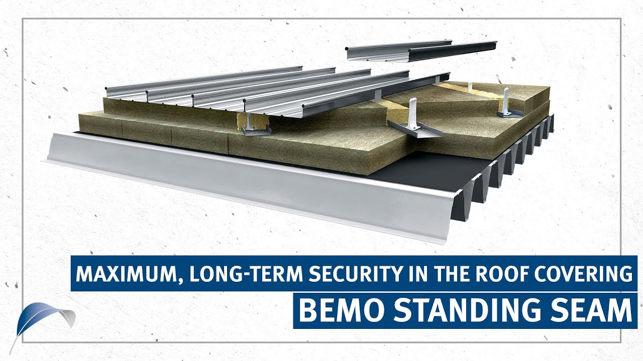 BEMO Standing Seam Roofs - Maximum, long-term security in the roof covering