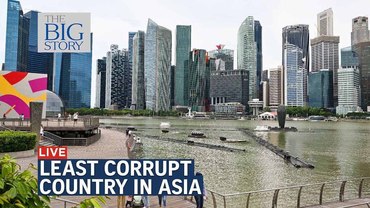 Singapore ranked least corrupt Asian country, fifth overall | THE BIG STORY