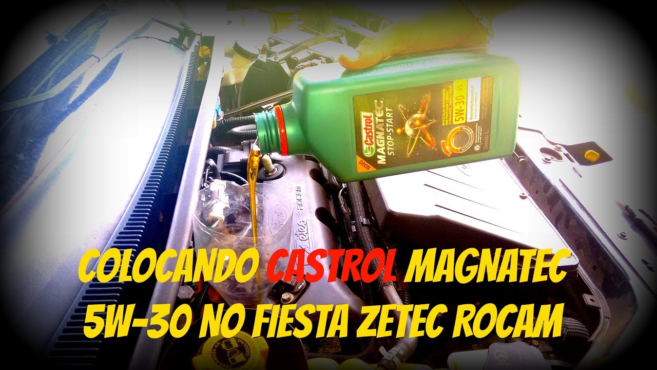 Troca de Óleo (Castrol Magnatec 5W-30) | Fiesta Zetec Rocam 1.6