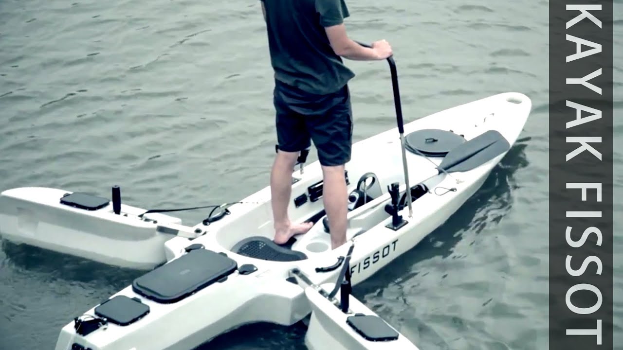Fissot Fishing kayak with 40 bls motor by Fissot kayak