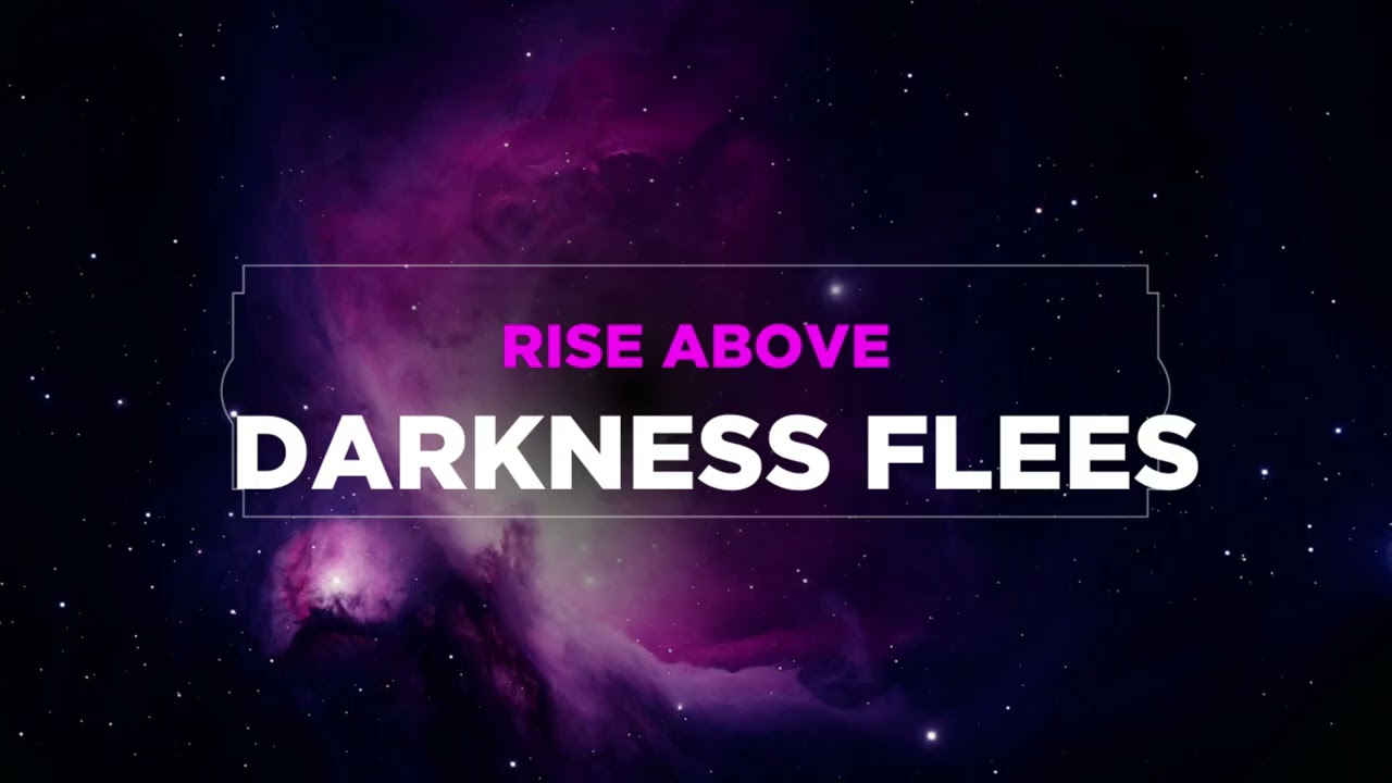 DARKNESS FLEES AUDIO ONLY } FAITH FORWARD}  {ECHO FAITH 