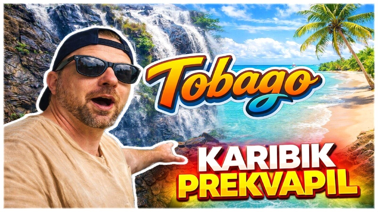 TOBAGO nás šokovalo! Nádherné pláže a vodopád v Karibskej džungli 🌴