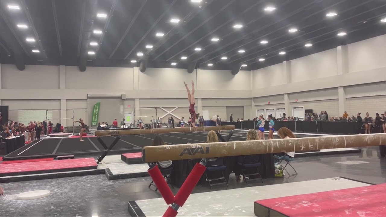 Level 7 Beam Routine 9.6 (4th Place) Atlanta Crown 2023 - Sabrina Treffiletti