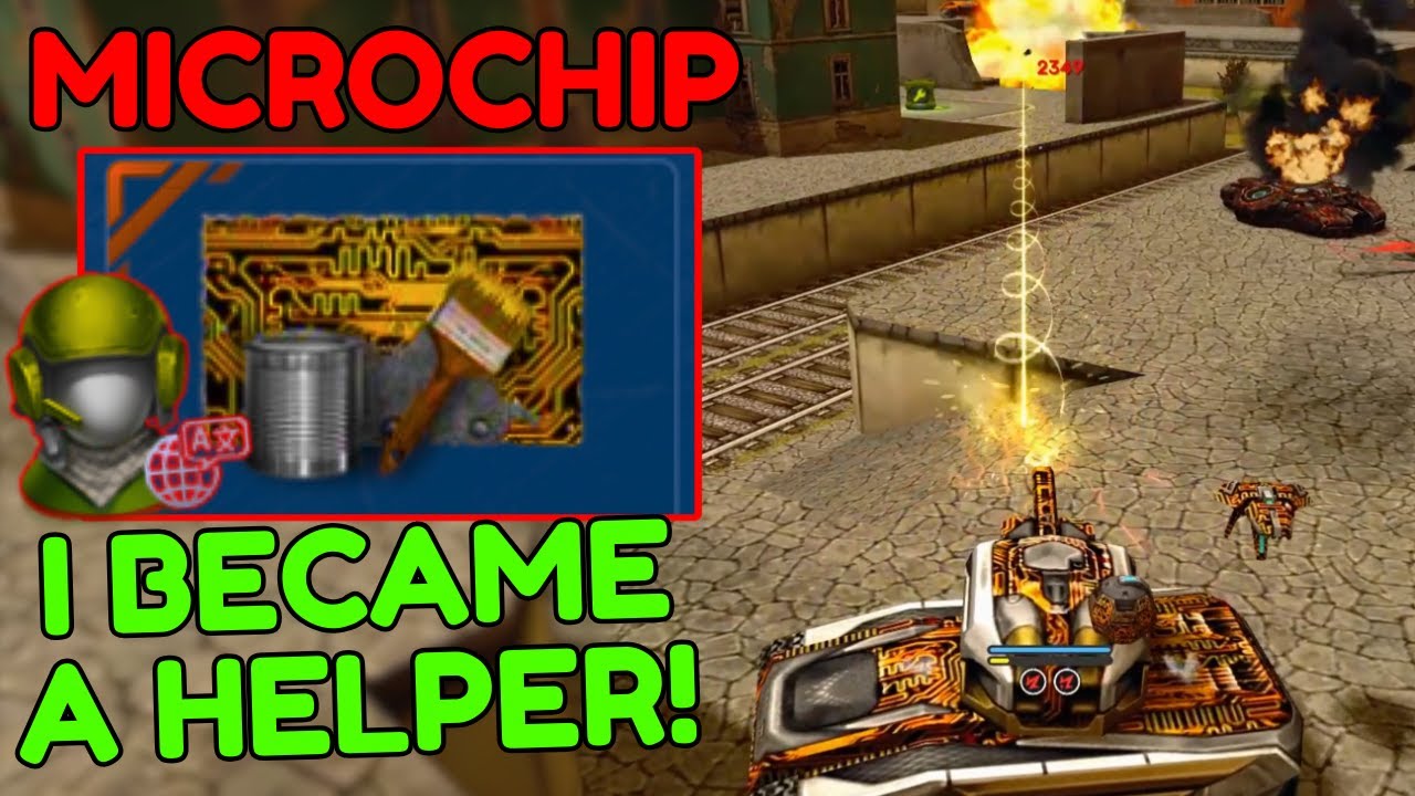 Tanki Online - I Became A Helper! Special ''Microchip'' Paint Highlights And Montage