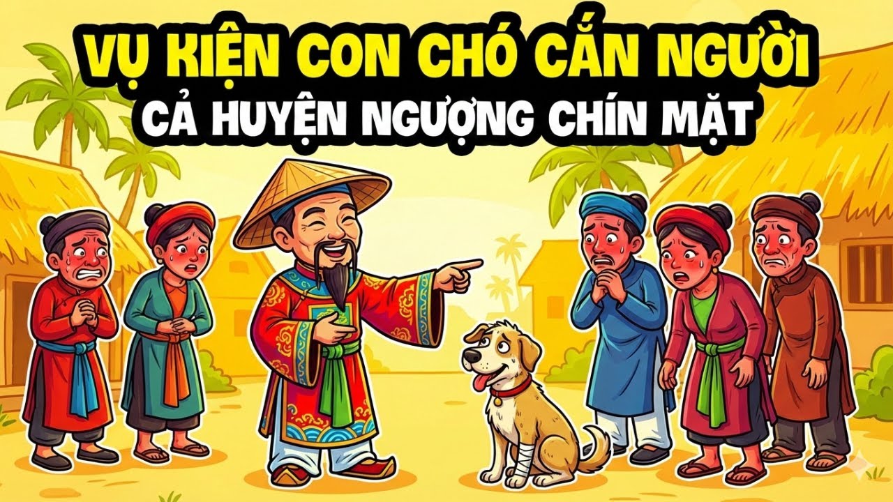 Vụ kiện con chó cắn người: Trạng Quỳnh xử xong, cả huyện ngượng chín mặt