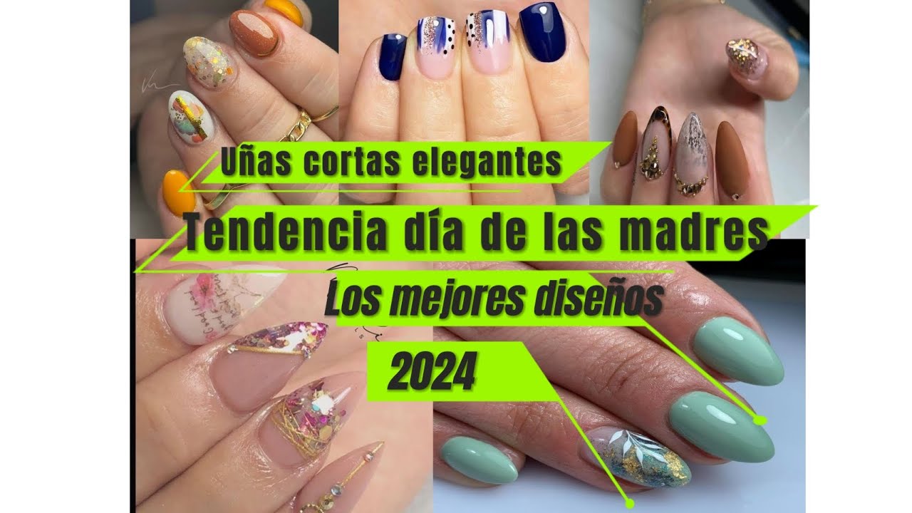 Tendencia DÍA DE LAS MADRES 🌺🪷🌷🌸/MAYO 2024 #elegantes #uñascortas