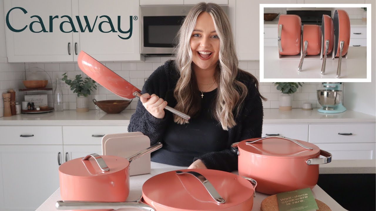 Caraway Cookware Unboxing + Review | Non Toxic Cookware